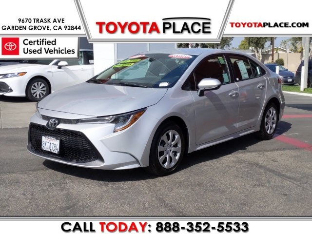 Certified Pre Owned 2020 Toyota Corolla Le 4d Sedan In Garden